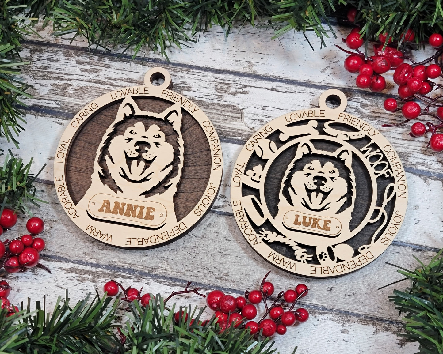 Christmas Ornaments- Dog Ornaments