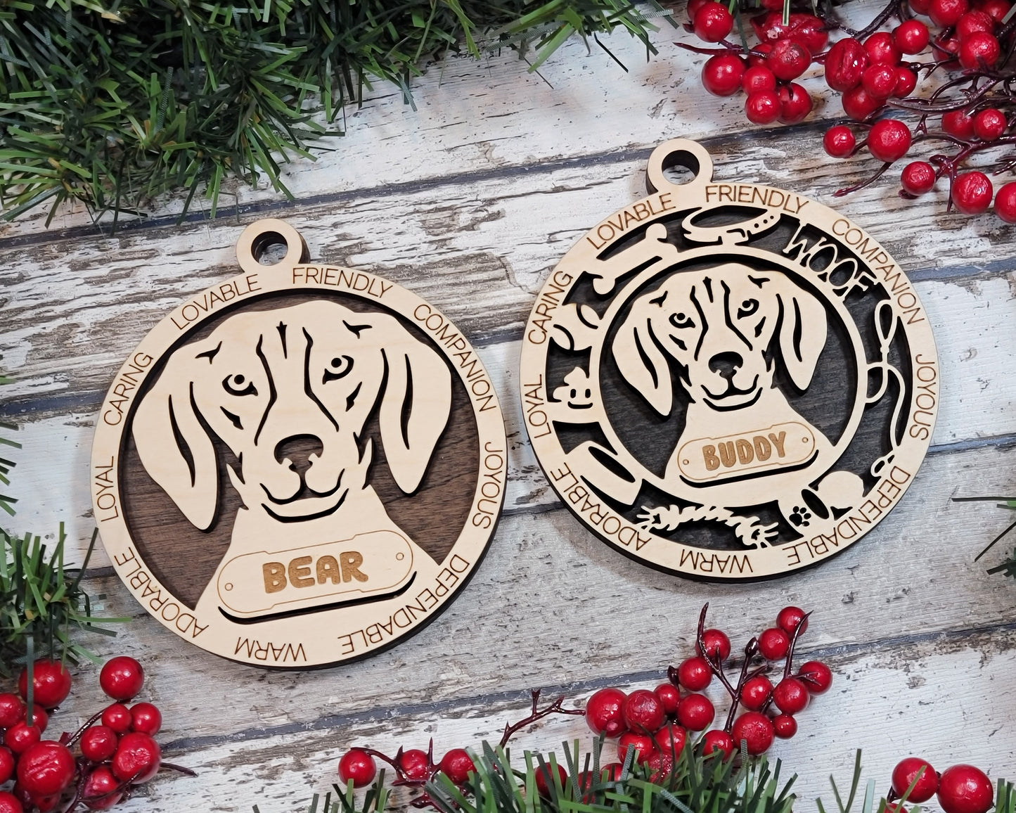 Christmas Ornaments- Dog Ornaments