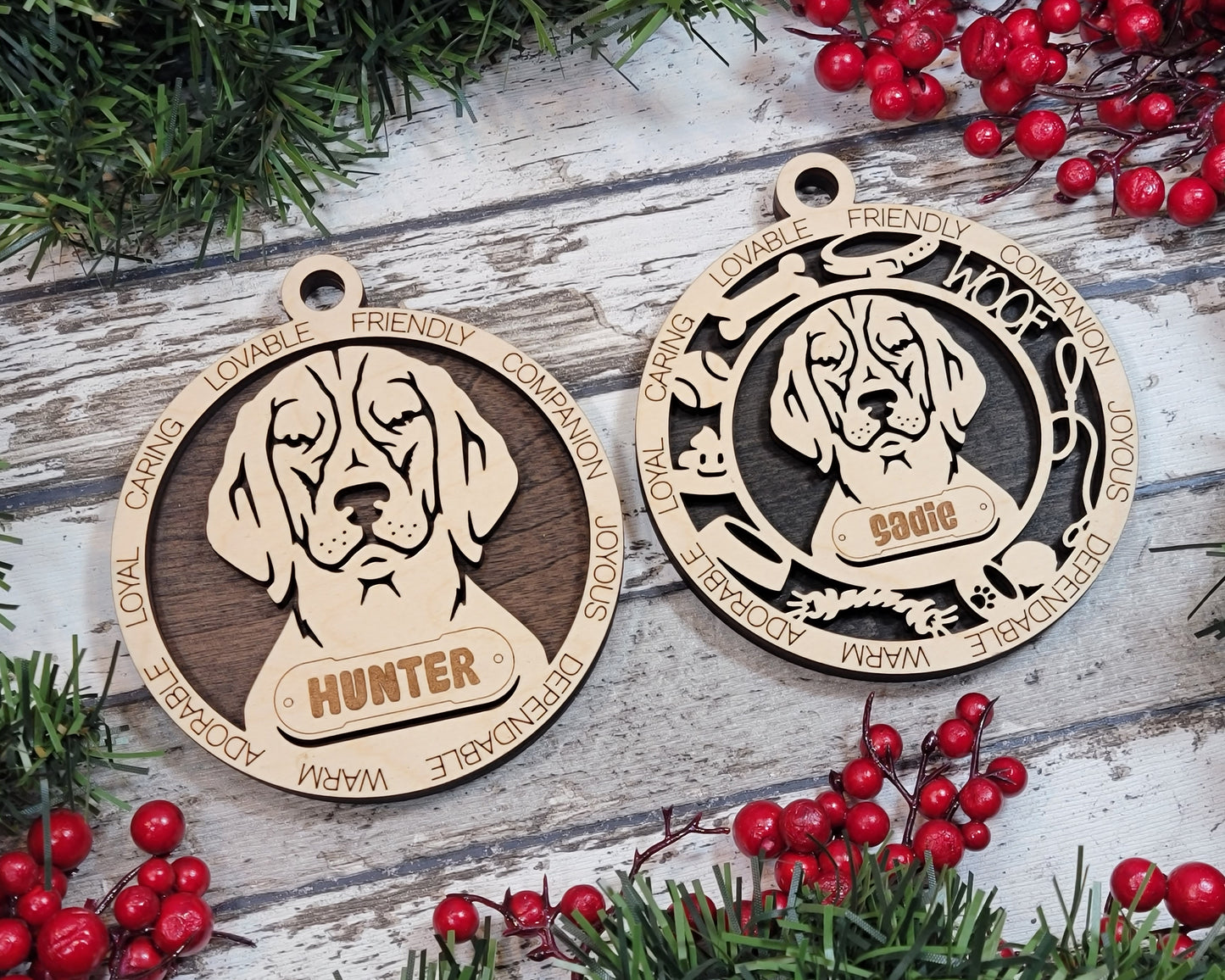 Christmas Ornaments- Dog Ornaments