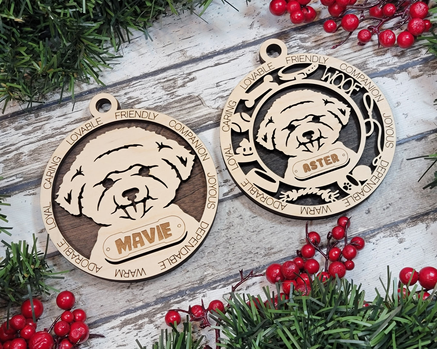 Christmas Ornaments- Dog Ornaments