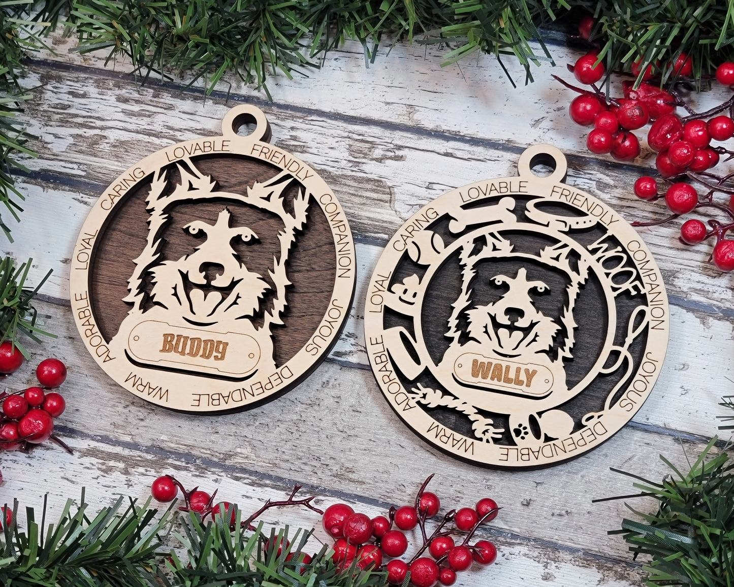 Christmas Ornaments- Dog Ornaments