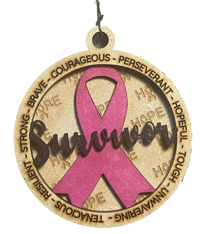 Cancer SURVIVOR Ornament