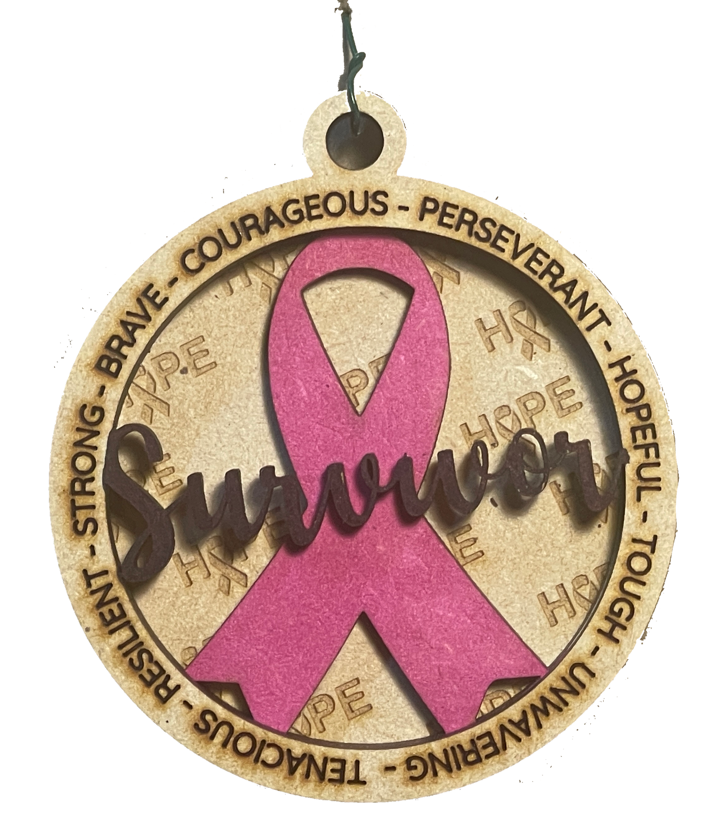 Cancer SURVIVOR Ornament