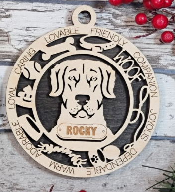 Christmas Ornaments- Dog Ornaments