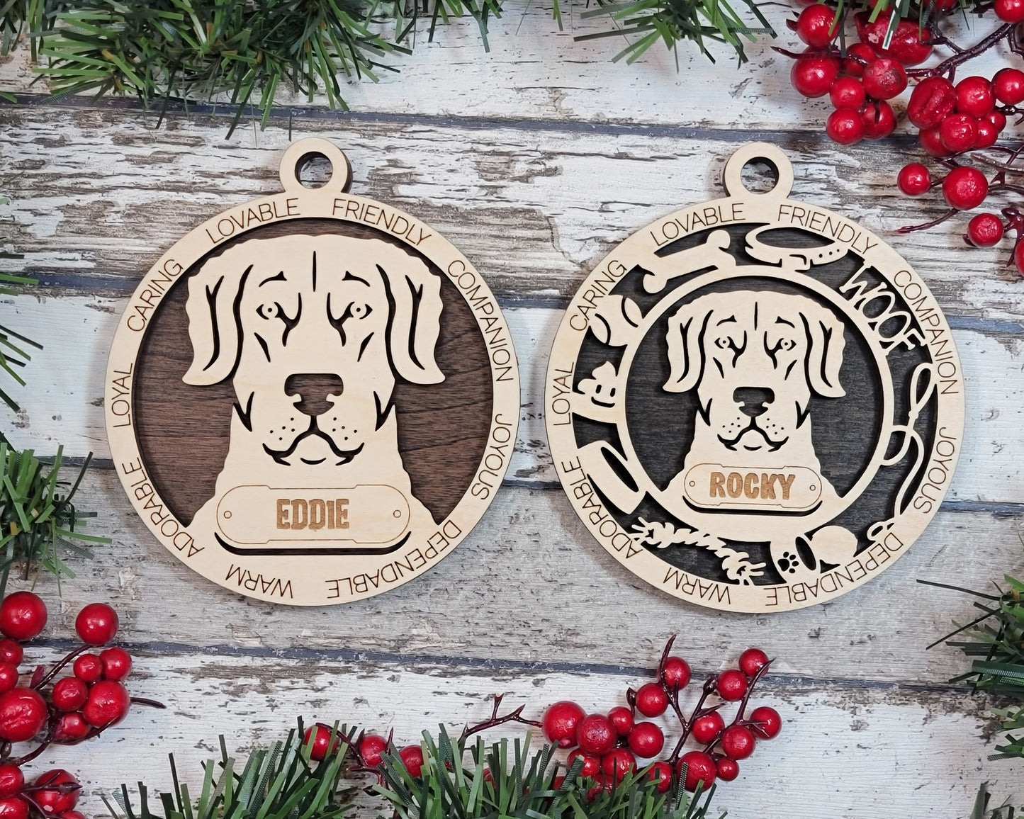 Christmas Ornaments- Dog Ornaments