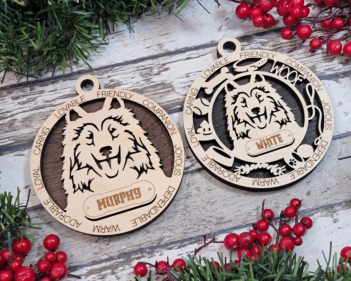 Christmas Ornaments- Dog Ornaments