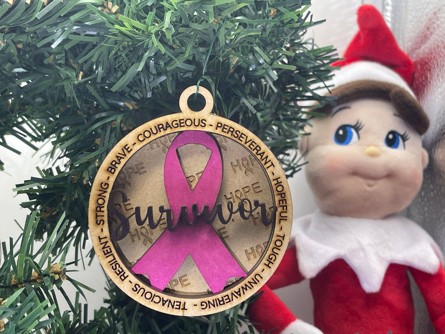 Cancer SURVIVOR Ornament