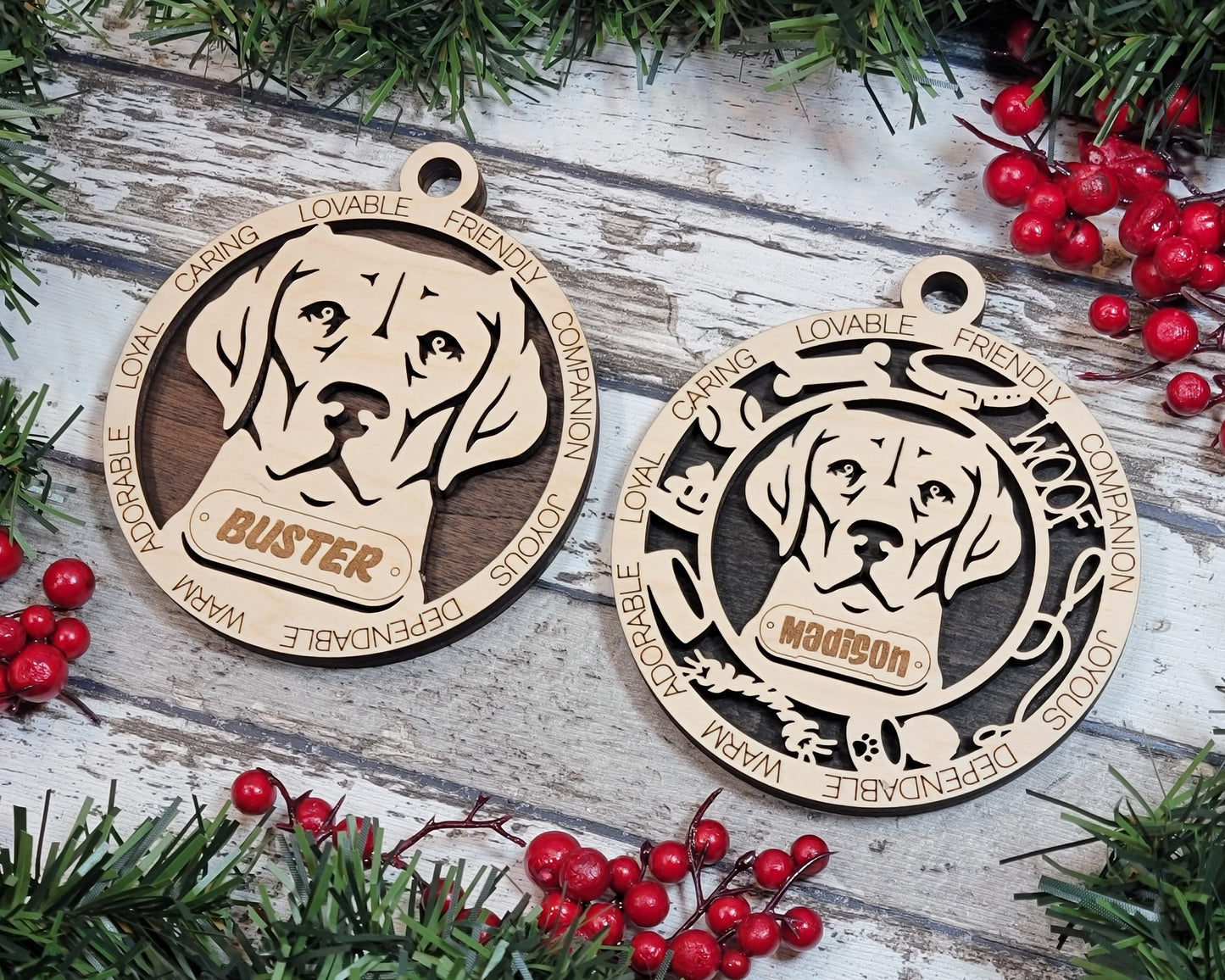 Christmas Ornaments- Dog Ornaments