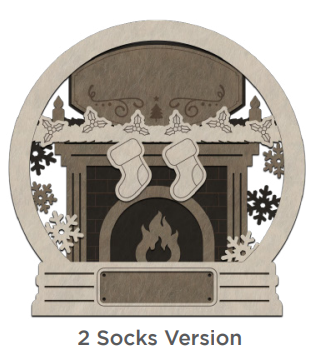 Fireplace Ornaments - Personalization Available