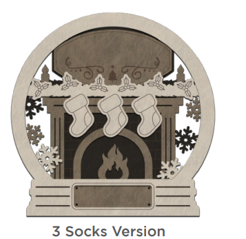 Fireplace Ornaments - Personalization Available