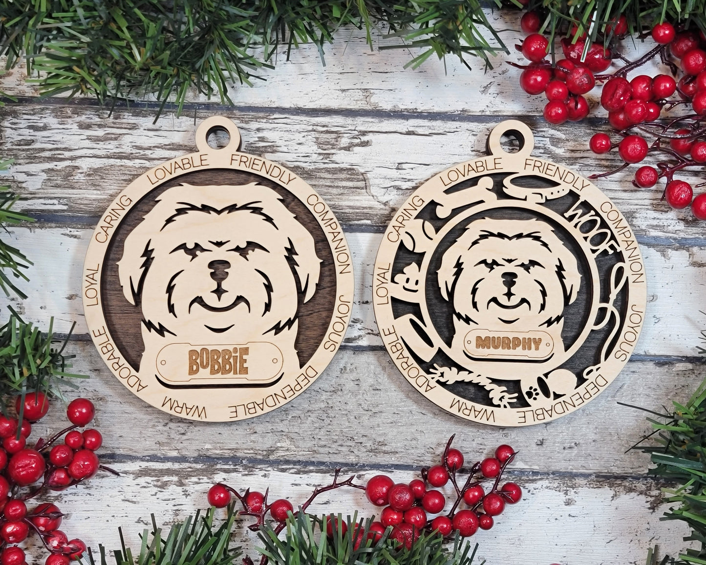 Christmas Ornaments- Dog Ornaments