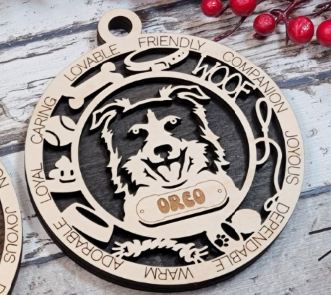 Christmas Ornaments- Dog Ornaments