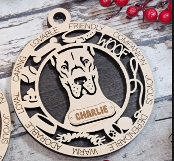 Christmas Ornaments- Dog Ornaments