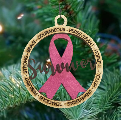 Cancer SURVIVOR Ornament